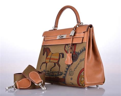 hermes bag with horse painted